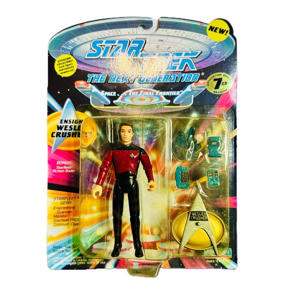 Star Trek The Next Generation ENSIGN WESLEY CRUSHER 1994 Playmates w/ Gear NEW!